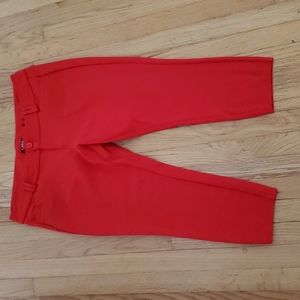 Torrid Tomato Red Ponte Pencil Pant Size 16